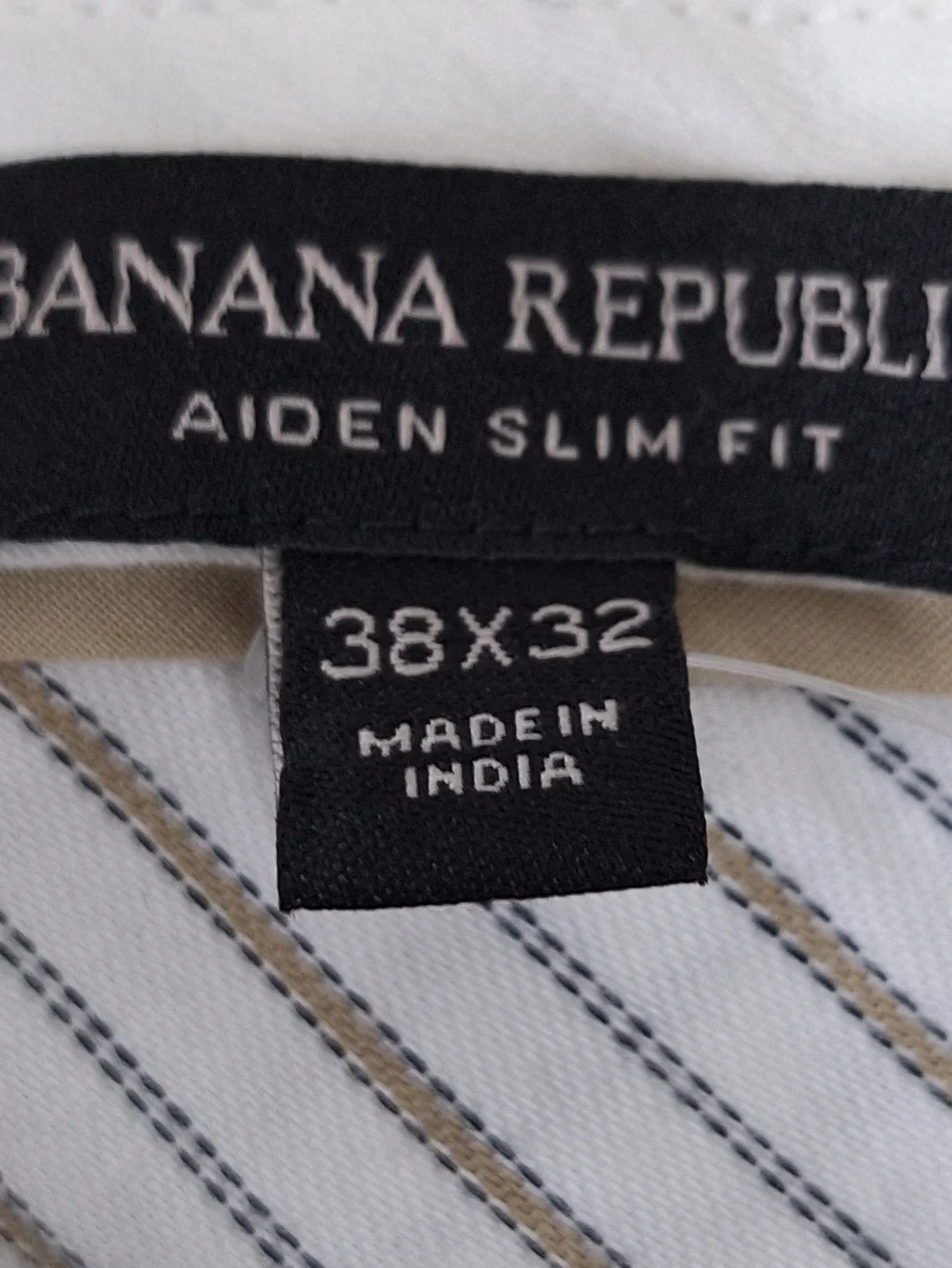 Banana Republic Classic Men's Slim Fit Flat Front Olive Easy Wear Pants Size 38